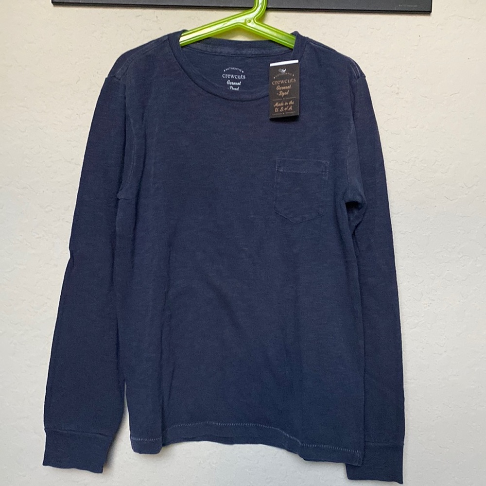 Crewcuts Kids' garment-dyed pocket T-shirt